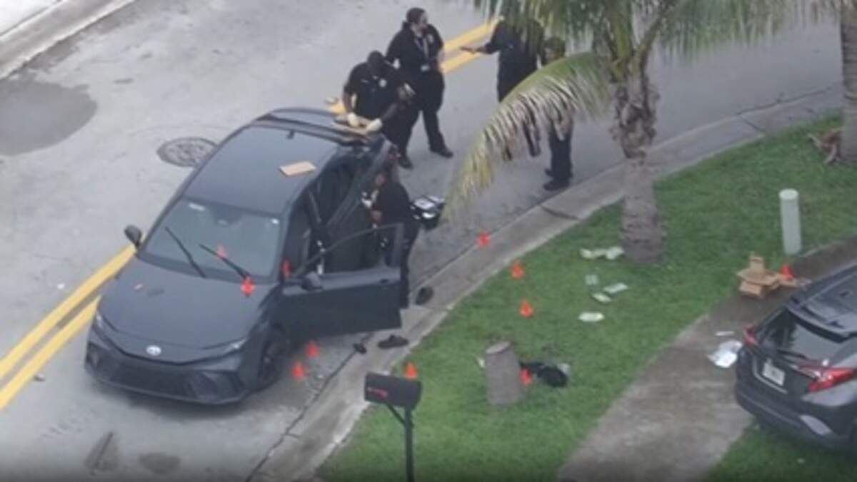 Police work at the scene of a fatal shooting in Miami Gardens on Thursday, Aug. 6, 2026. Police work at the scene of a fatal shooting in Miami Gardens on Thursday, Aug. 6, 2026.